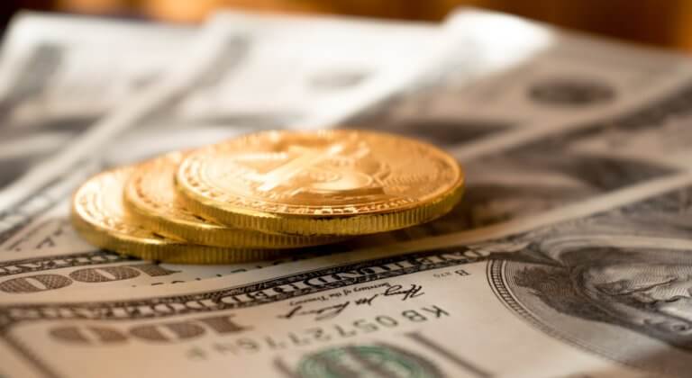 Gold Coins and US Dollars