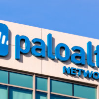 Palo Alto Networks sign on building