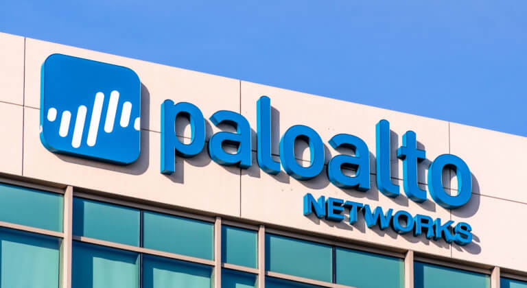 Palo Alto Networks sign on building
